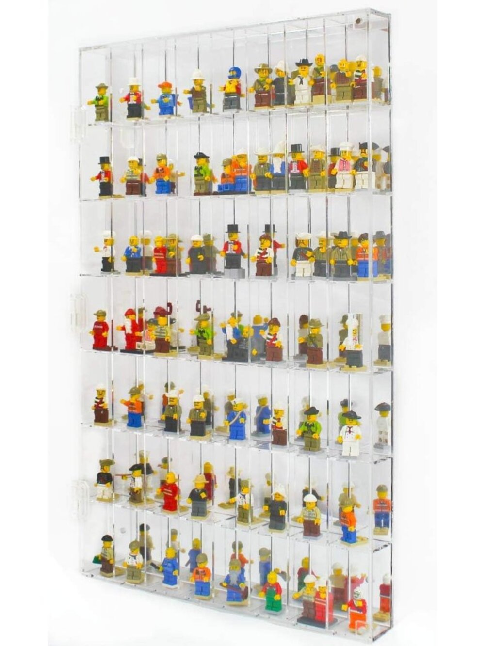 Clear Display Case Wall Cabinet for Hot Small Toy Wheels 1/64 Scale Matchbox Toy - Picture 7 of 9